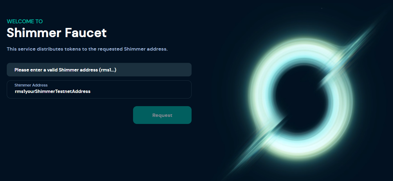 Shimmer Testnet Faucet